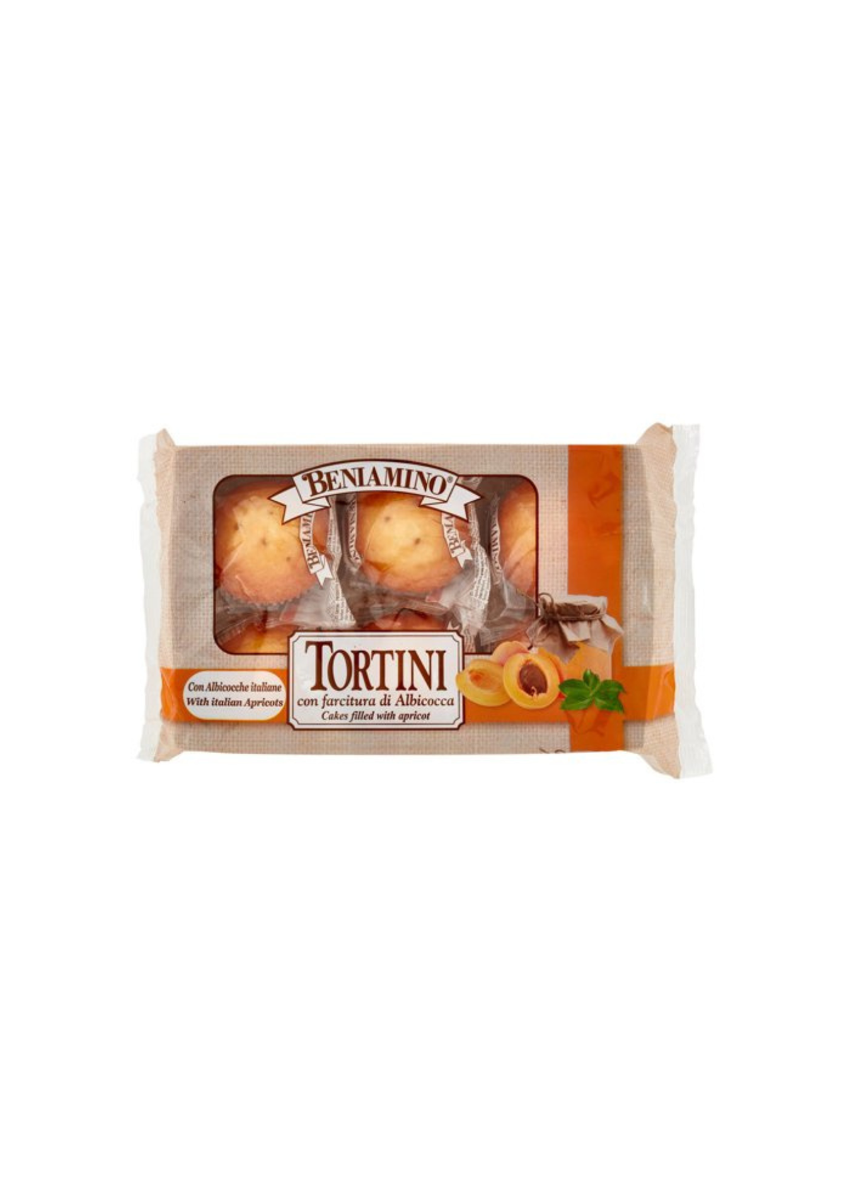 Beniamino Törtchen mit Aprikosenfüllung (6er-Pack) - 6x41,7g – italienisch Original