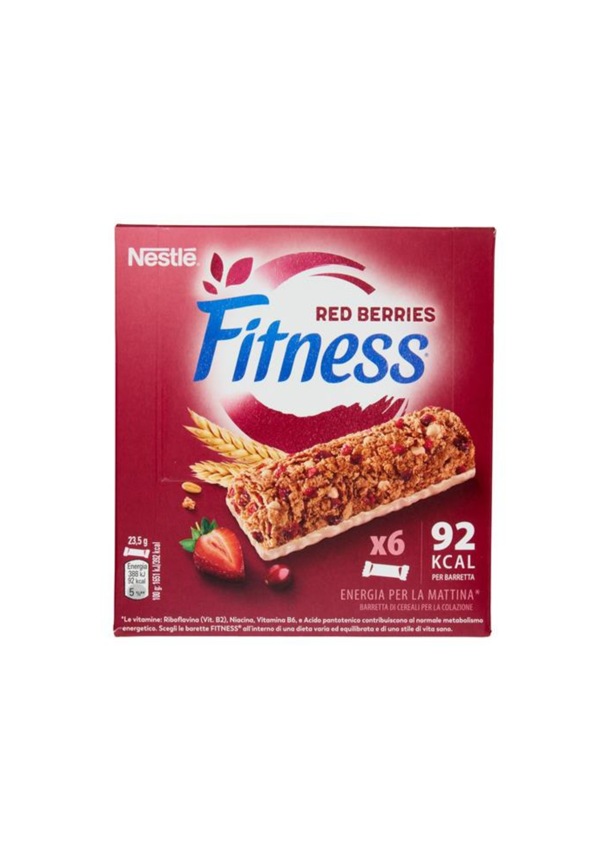 FITNESS Red Berries Vollkorn-Cerealienriegel mit roten Früchten (6er-Pack) - 6x23,5g