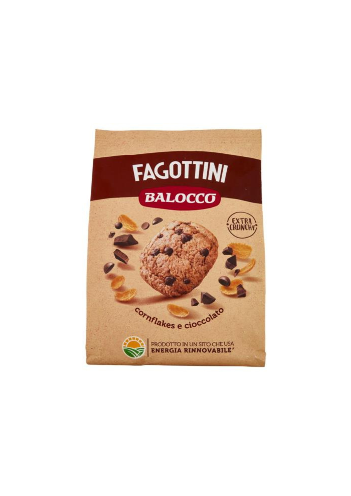 Balocco Fagottini – Knusprige Cornflakes-Kekse mit Zartbitterschokolade – italienisch Original – 1 × 700 g