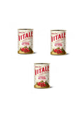 Vitale Ganze Kirschtomaten – italienisch Original – 3er-Pack – 3 × 400 g