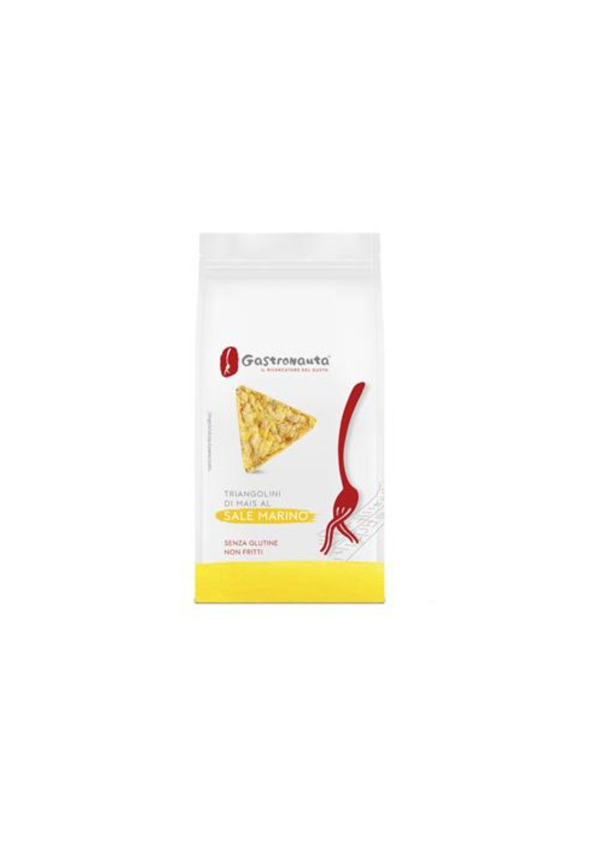 Gastronauta Mais-Dreiecke mit Meersalz  (3er-pack) - 3x90gr - Original italienisch Snack