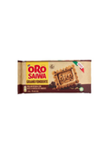 Oro Saiwa Grano Fondente – Vollkorn-Mürbeteigkekse mit Zartbitterschokoladenstückchen – italienisch Original – 1 × 300 g