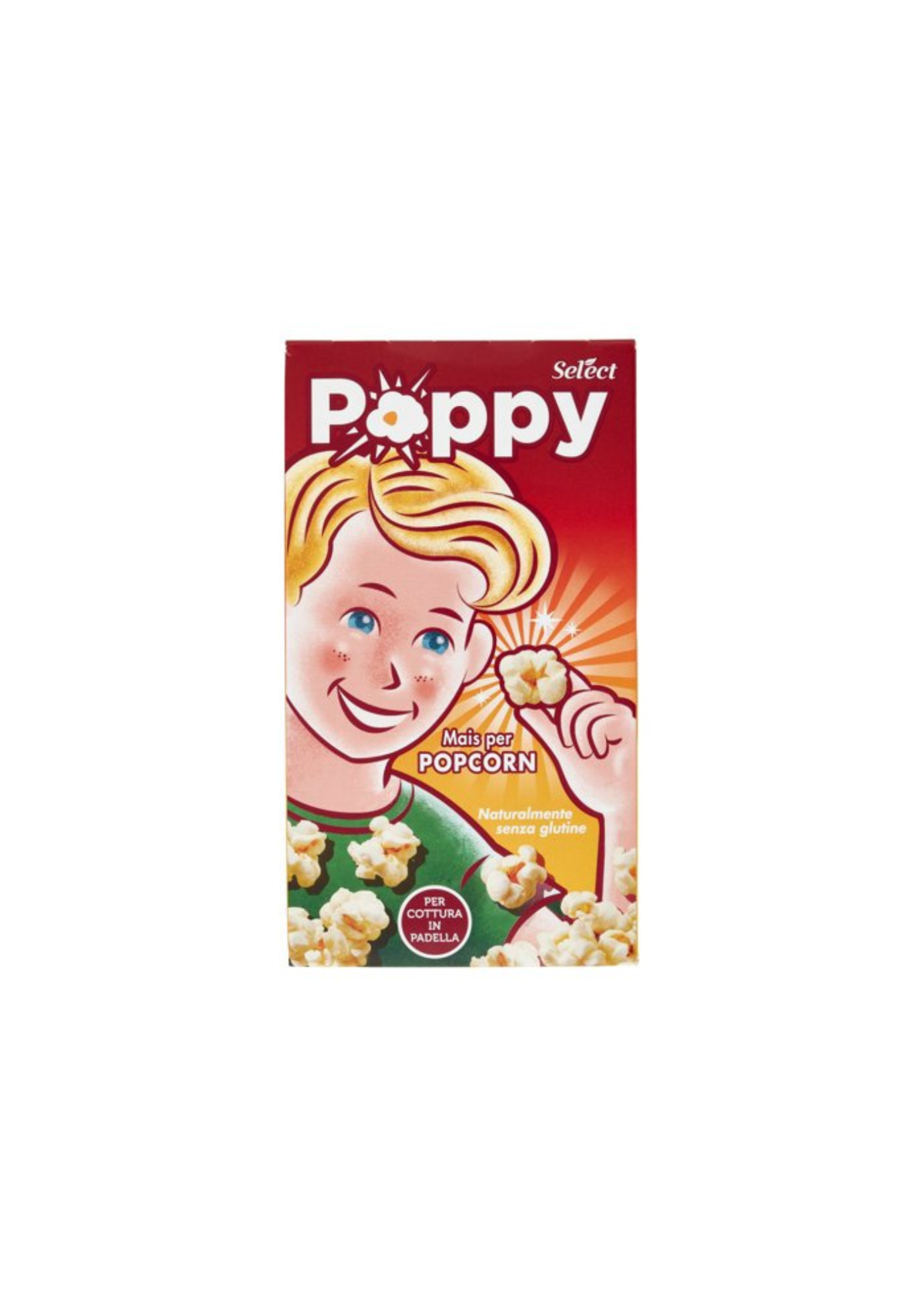 Select Poppy Mais für Popcorn (3er-pack) – 3x250 g – Original italienischer Snack