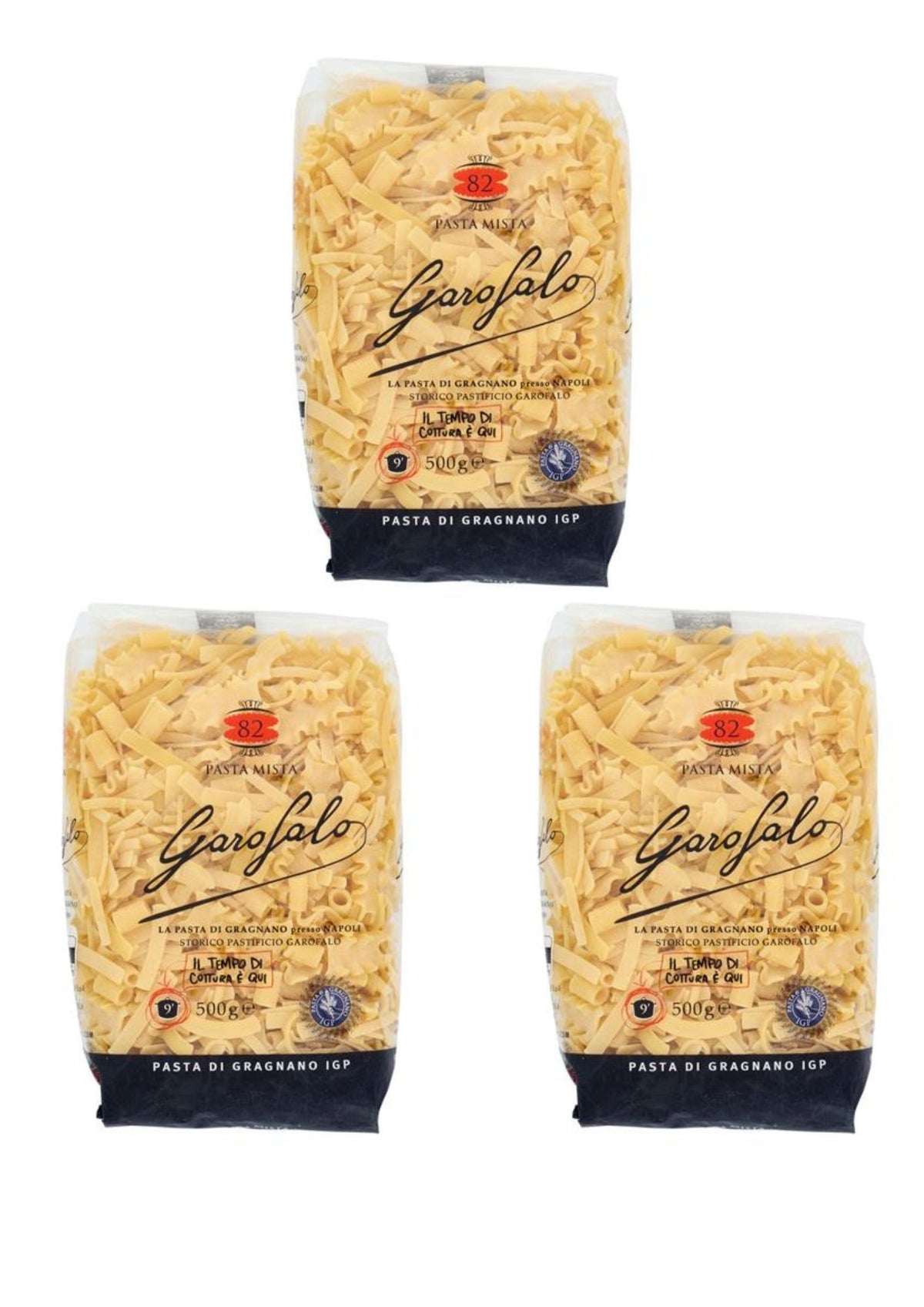 Garofalo Pasta Mista IGP (3er-Pack) – Italienische Pasta aus Gragnano 3x 500g italienisch Original